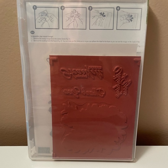 9-piece set Stampin’ Up stamps, blocks, ink, and paper, Thanks, Heartfelt Blooms - Picture 13 of 16